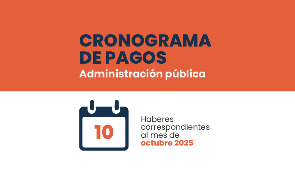Cronograma de pagos de octubre